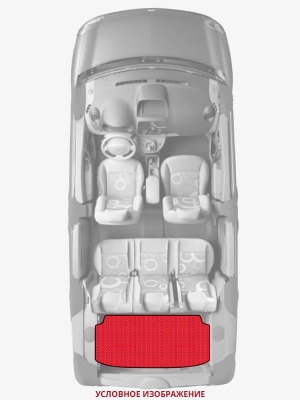 ЭВА коврики «Queen Lux» багажник для Nissan EXA